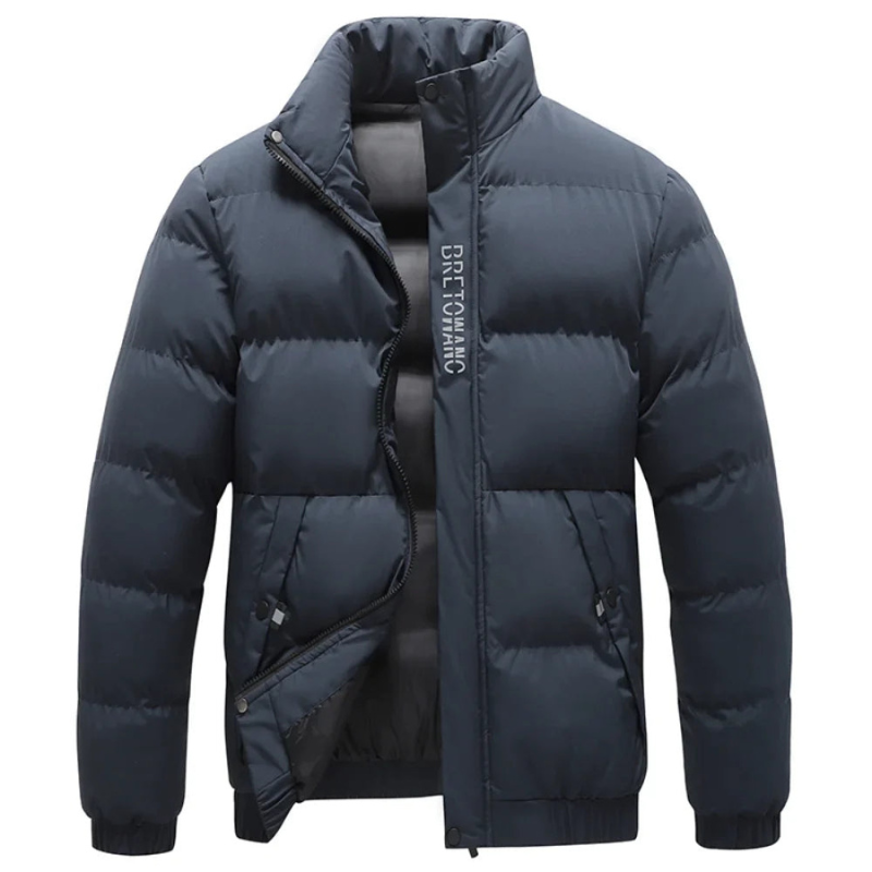 Herren Daunenjacke im Winterlook - marineblau
