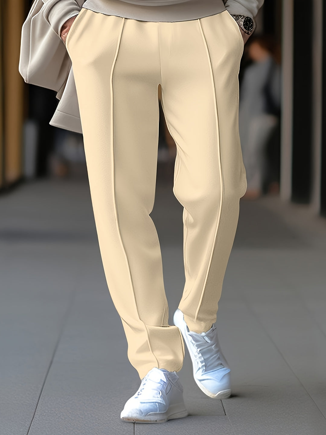 Herren Jogginghose mit schmaler Form - khaki