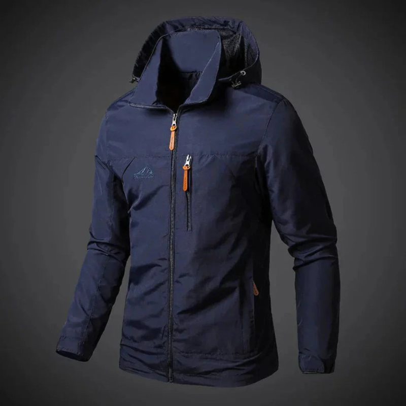 Herren Militärjacke im Outdoor-Stil - blau