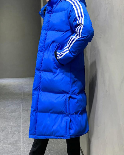 Herren Parka in langer Form mit Kapuze