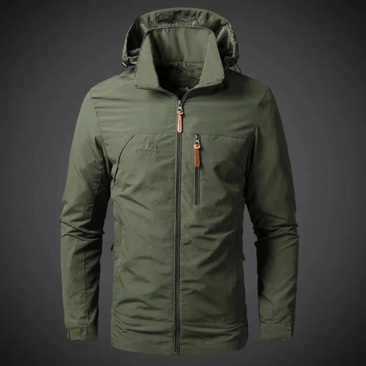Herren Militärjacke im Outdoor-Stil - grün