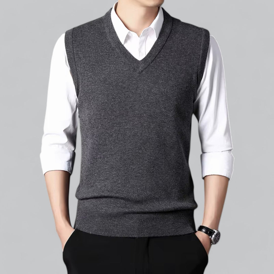Pullover Herren mit V-Ausschnitt Regular Fit