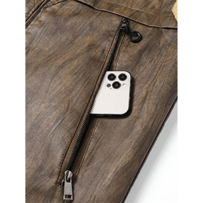 Herren Biker-Weste mit Futter