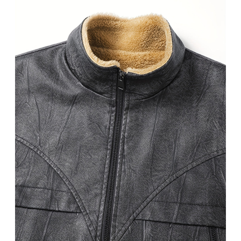Herren Biker-Weste mit Futter