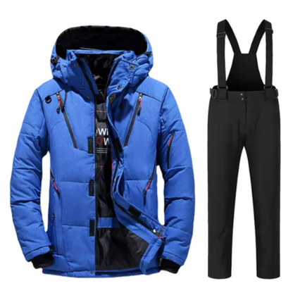 Herren Skijacke für Wintersport - blau 1