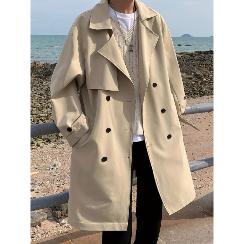 Mantel Herren im Trench-Stil