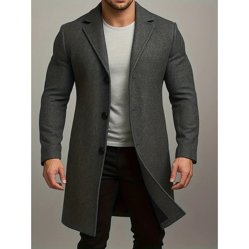 Winterjacke Herren im langen Mantelstil