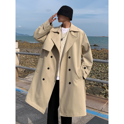 Mantel Herren im Trench-Stil