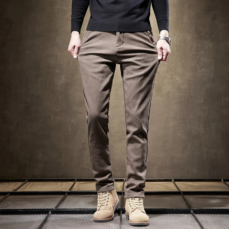 Herren Hose im Slim Fit mit Bündchen