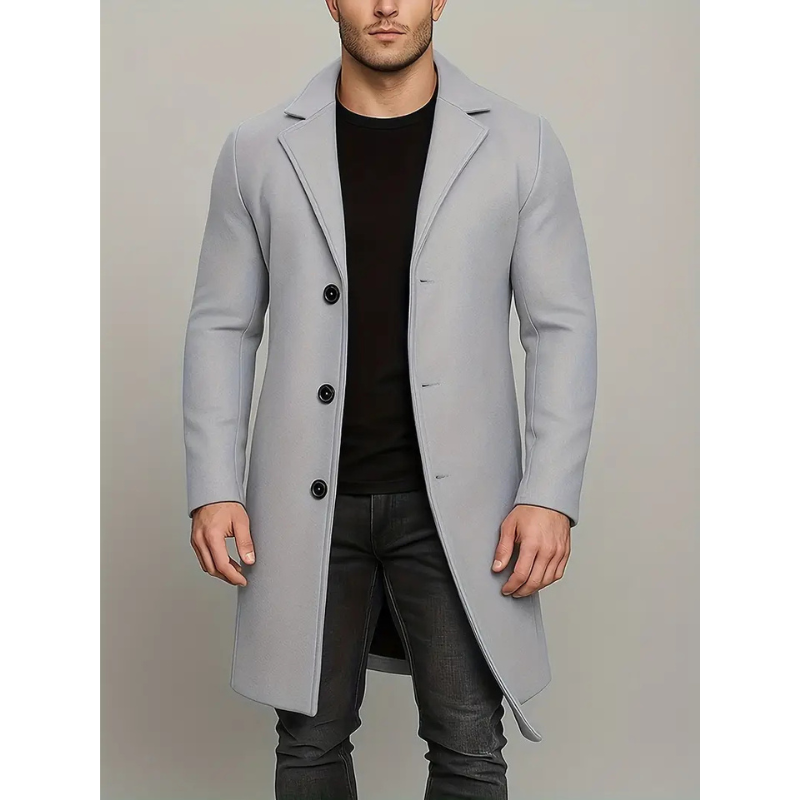 Winterjacke Herren im langen Mantelstil