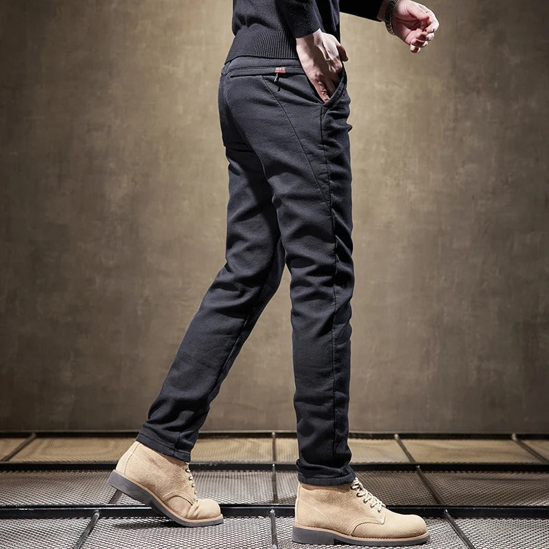 Herren Hose im Slim Fit mit Bündchen