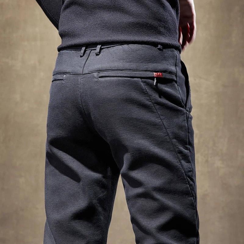 Herren Hose im Slim Fit mit Bündchen