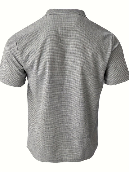 Herren Polo mit Kragen und Knopfleiste