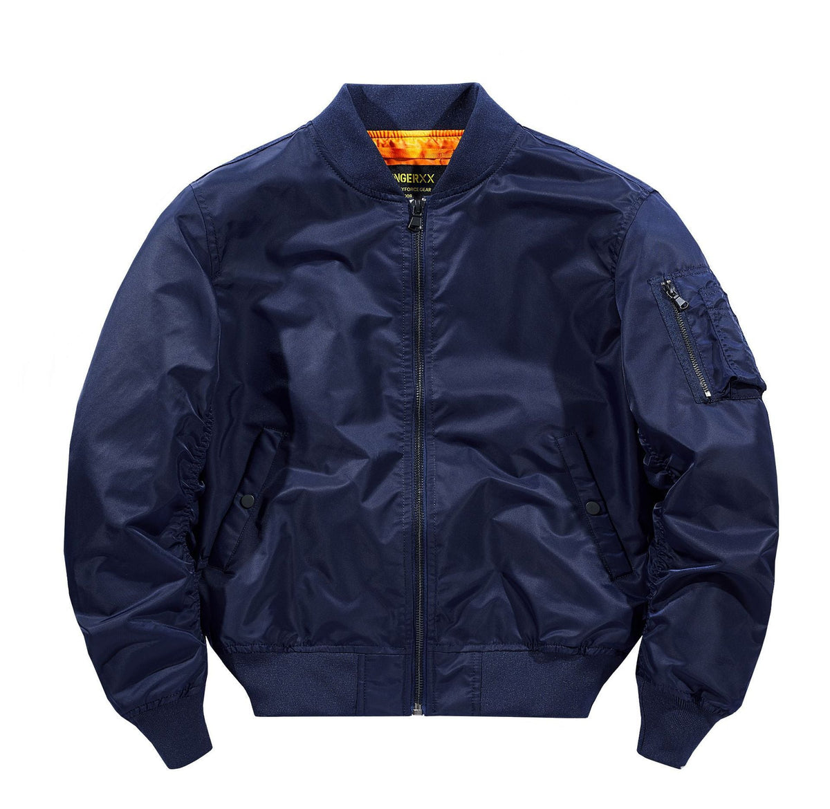 Bomberjacke Herren im klassischen Urban Look - marineblau