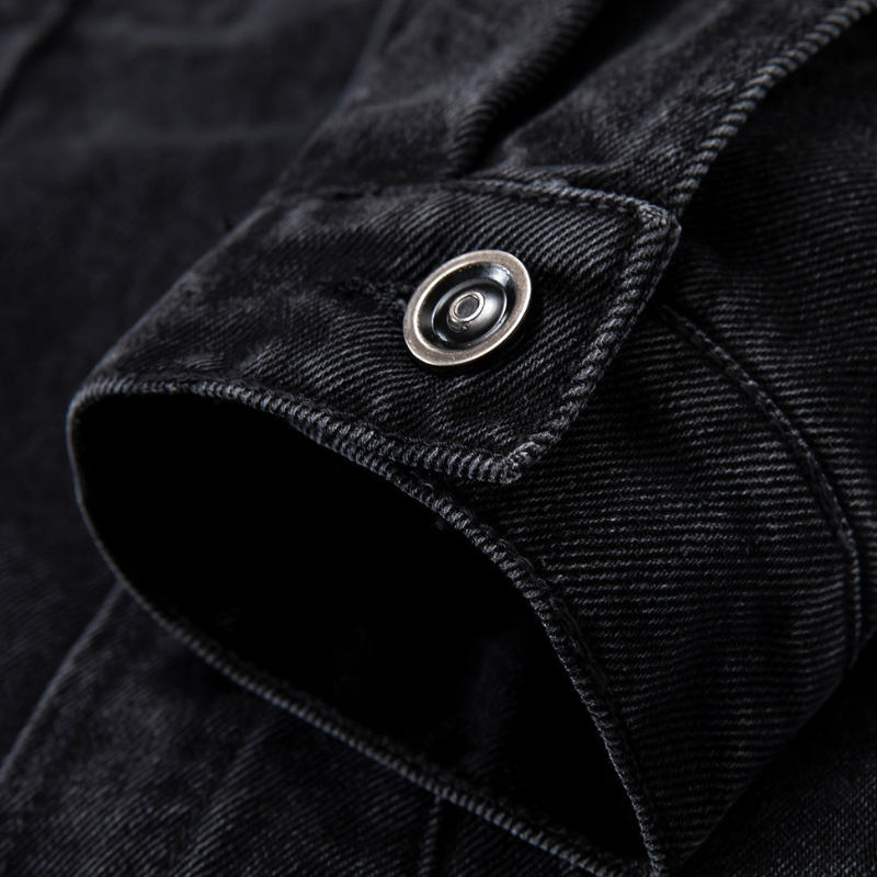 Winterjacke Herren im Trucker-Stil mit Knöpfen