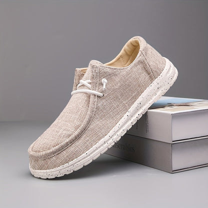 Herren Loafers aus Canvas im Slip-on-Stil