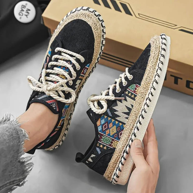 Herren Sneakers mit Ethno Muster