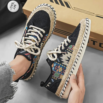 Herren Sneakers mit Ethno Muster