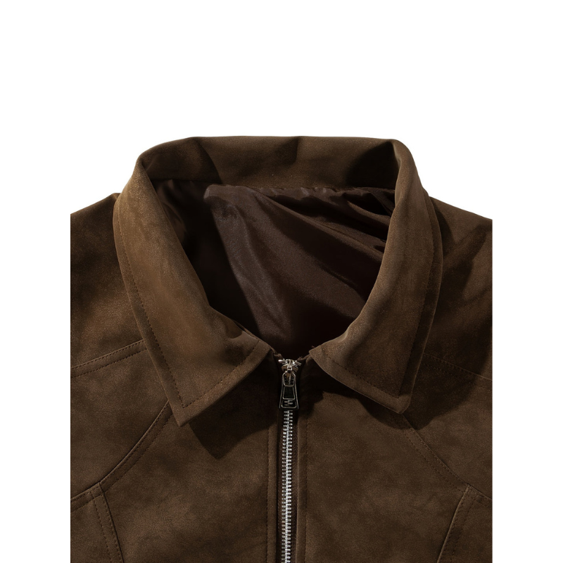 Winterjacke Herren im Vintage Retro Bomber-Stil