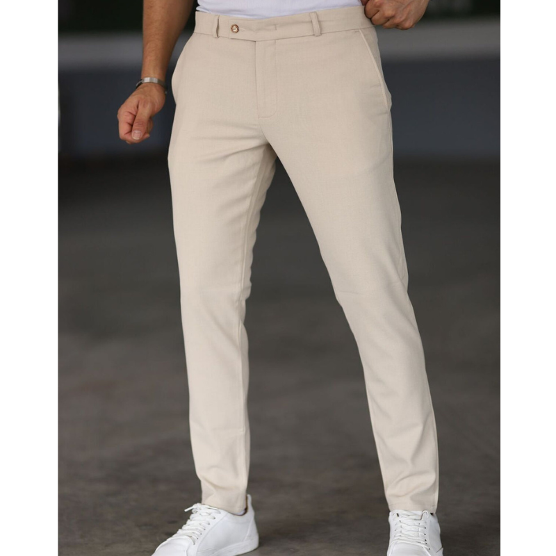 Herren Hose im schlanken Chino-Look