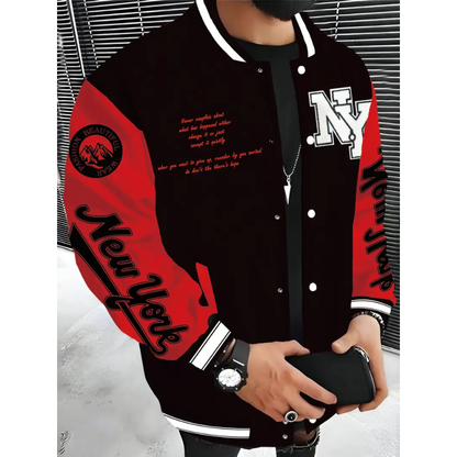 Varsity Jacke Herren im Streetwear Stil