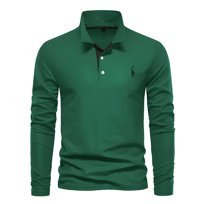 Herren Hemd im Polo-Stil - grün