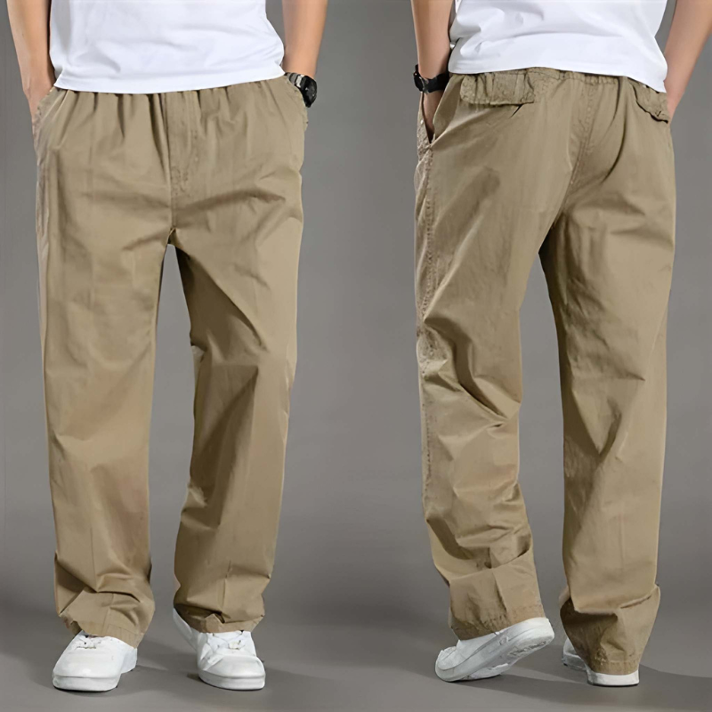 Jogginghose Herren mit weitem Schnitt - khaki