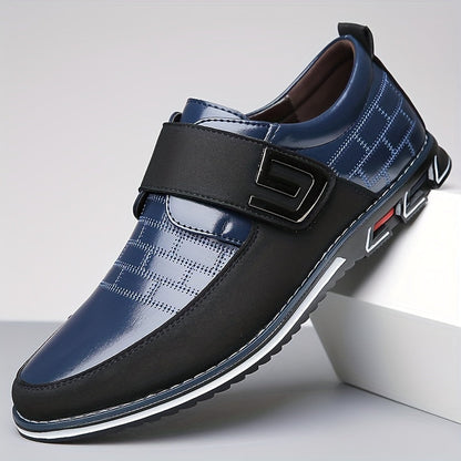 Herren Stiefel aus PU-Leder für den Alltag - blau
