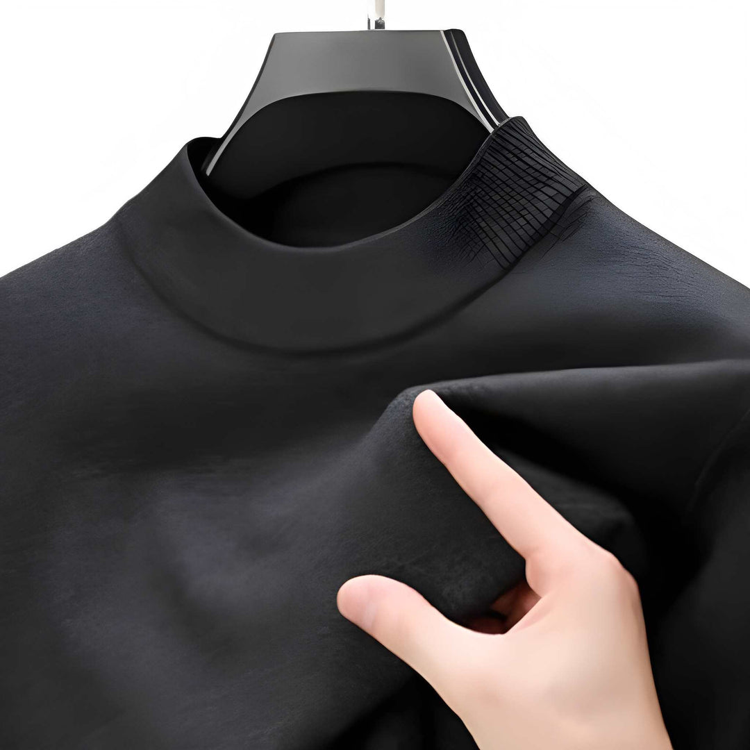 Herren Strickpullover mit glatter Oberfläche - grau