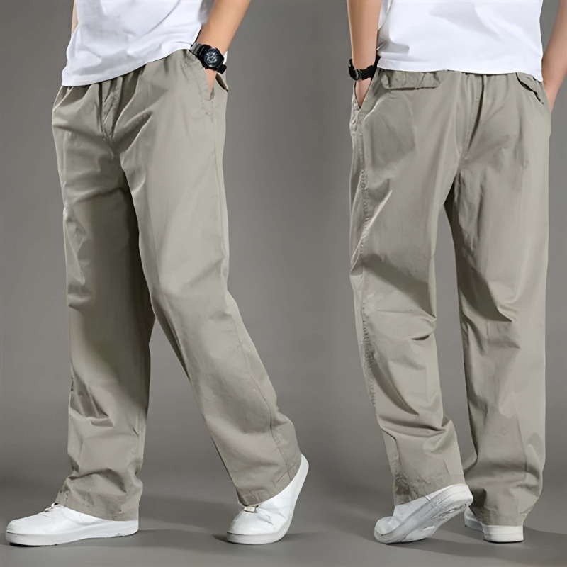 Jogginghose Herren mit weitem Schnitt - hell-grün