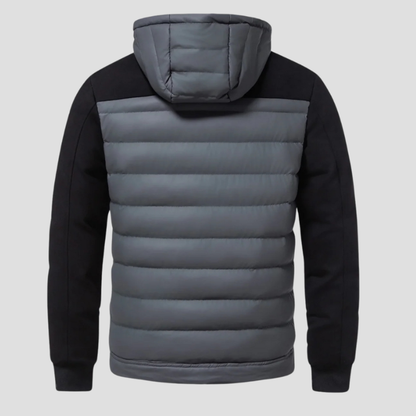 Winterjacke Herren mit Steppung und Kapuze