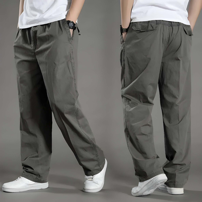 Jogginghose Herren mit weitem Schnitt - grün
