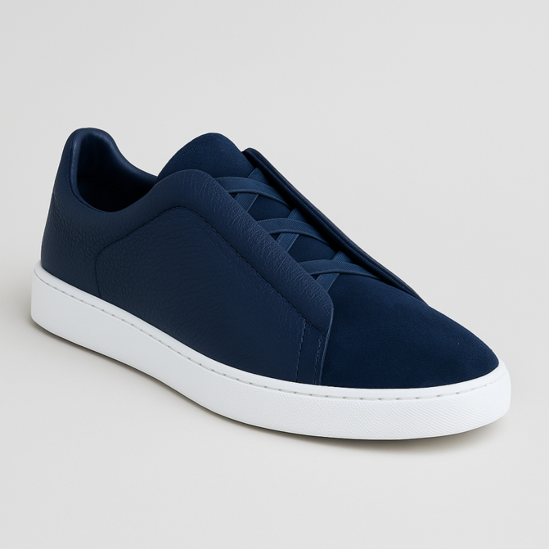 Sneaker Herren mit minimalistischer Optik - blau