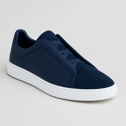 Sneaker Herren mit minimalistischer Optik - blau
