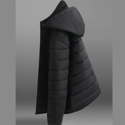 Herren Steppjacke mit Kapuze