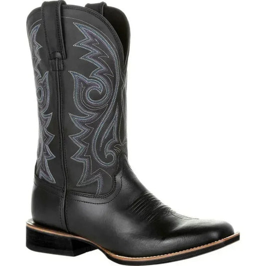 Cowboystiefel Herren im Western Stil - schwarz