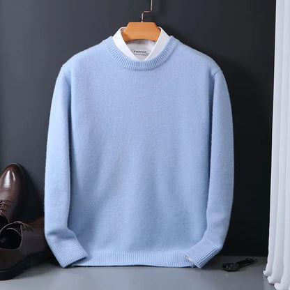 Herren Pullover mit Rundhalsausschnitt im Regular Fit