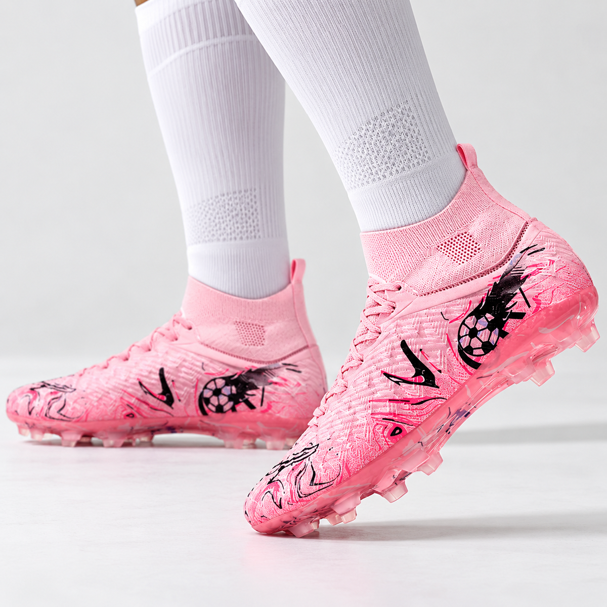 Herren Fußballschuhe High-Top mit starkem Halt