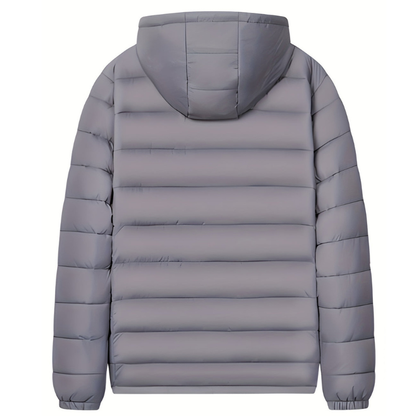 Herren Steppjacke mit Kapuze