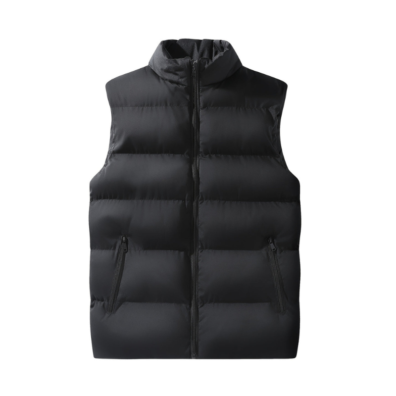 Herren Outdoorweste im sportlichen Stil - schwarz