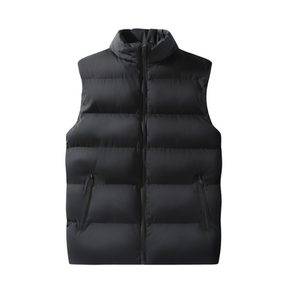 Herren Outdoorweste im sportlichen Stil - schwarz