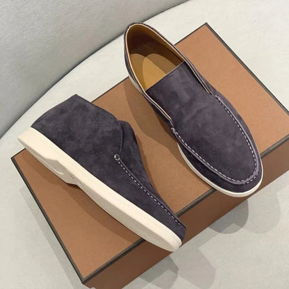 Loafers Herren im Slip-On Design - dunkel-grau