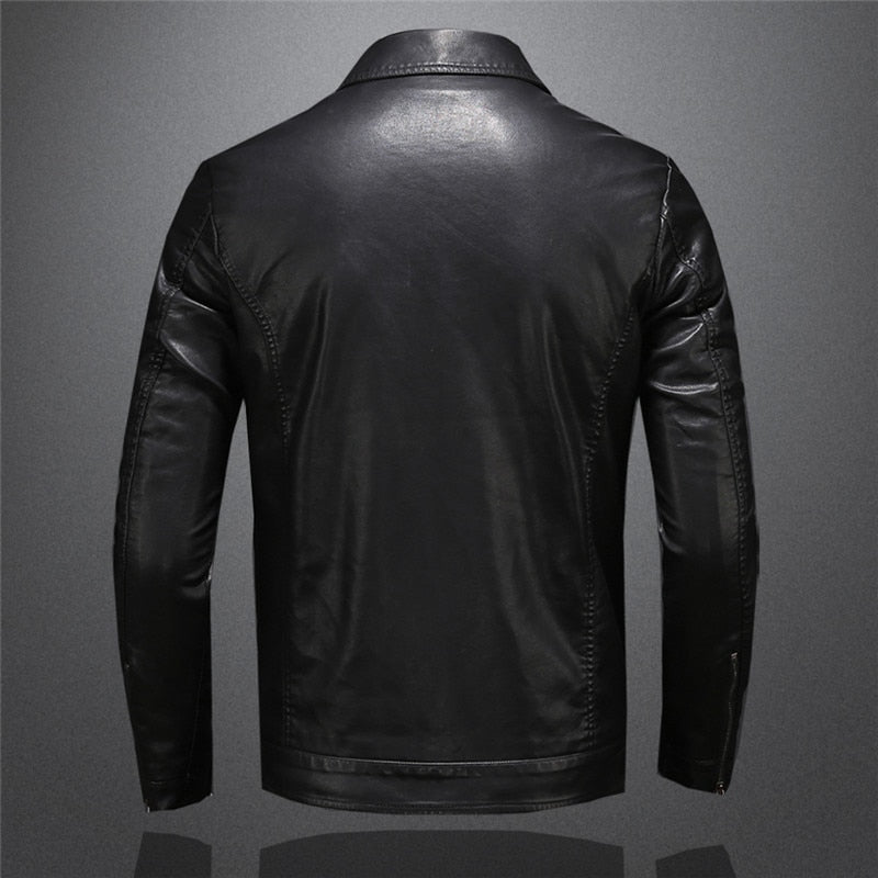 Herren Lederjacke in schlanker Passform