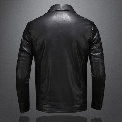 Herren Lederjacke in schlanker Passform