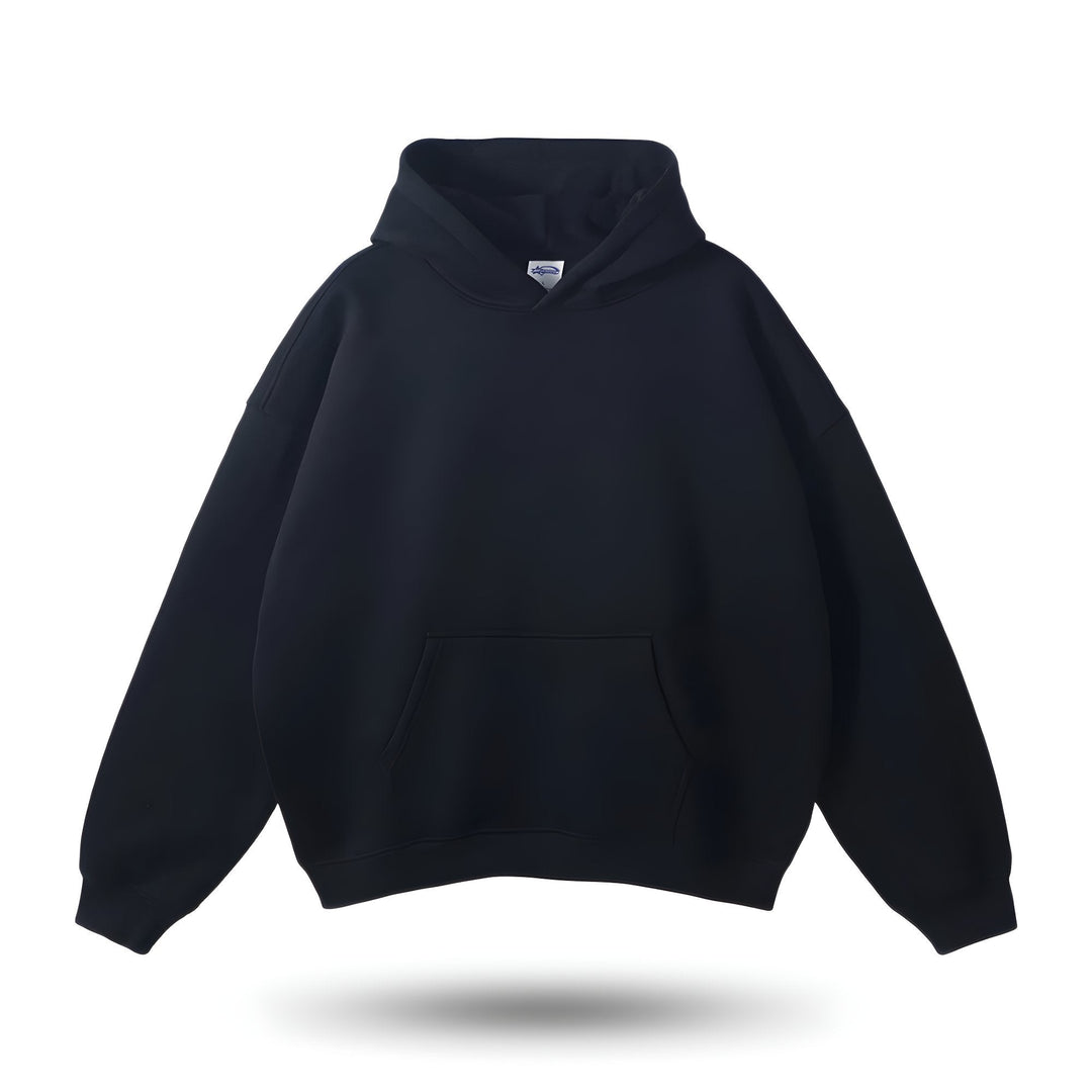 Hoodie Herren im Oversize Schnitt - schwarz