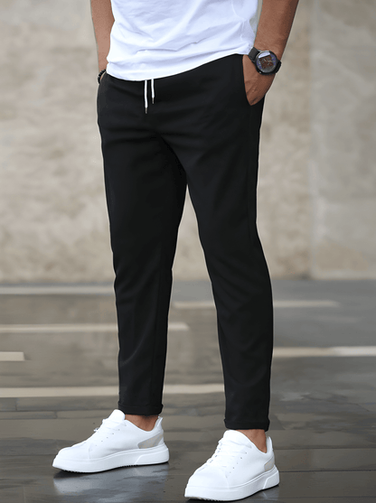 Jogginghose Herren mit schmaler Passform - schwarz