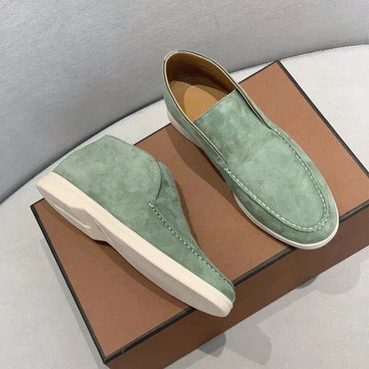 Loafers Herren im Slip-On Design - hell-grün
