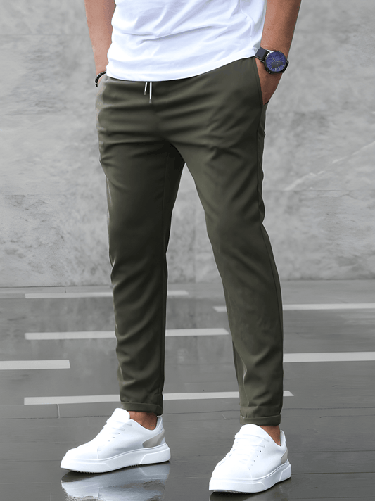 Jogginghose Herren mit schmaler Passform - grün