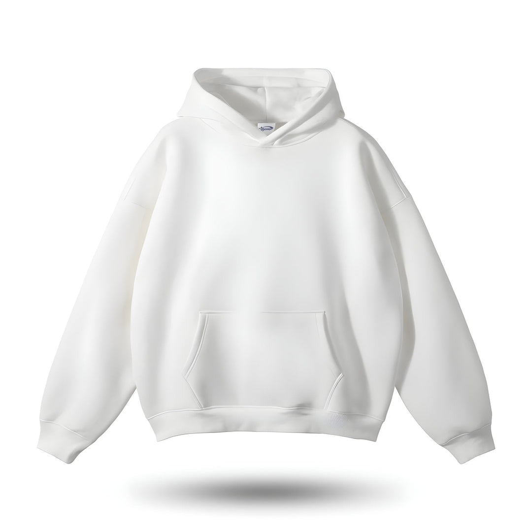 Hoodie Herren im Oversize Schnitt - weiß