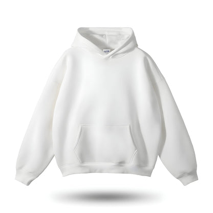 Hoodie Herren im Oversize Schnitt - weiß